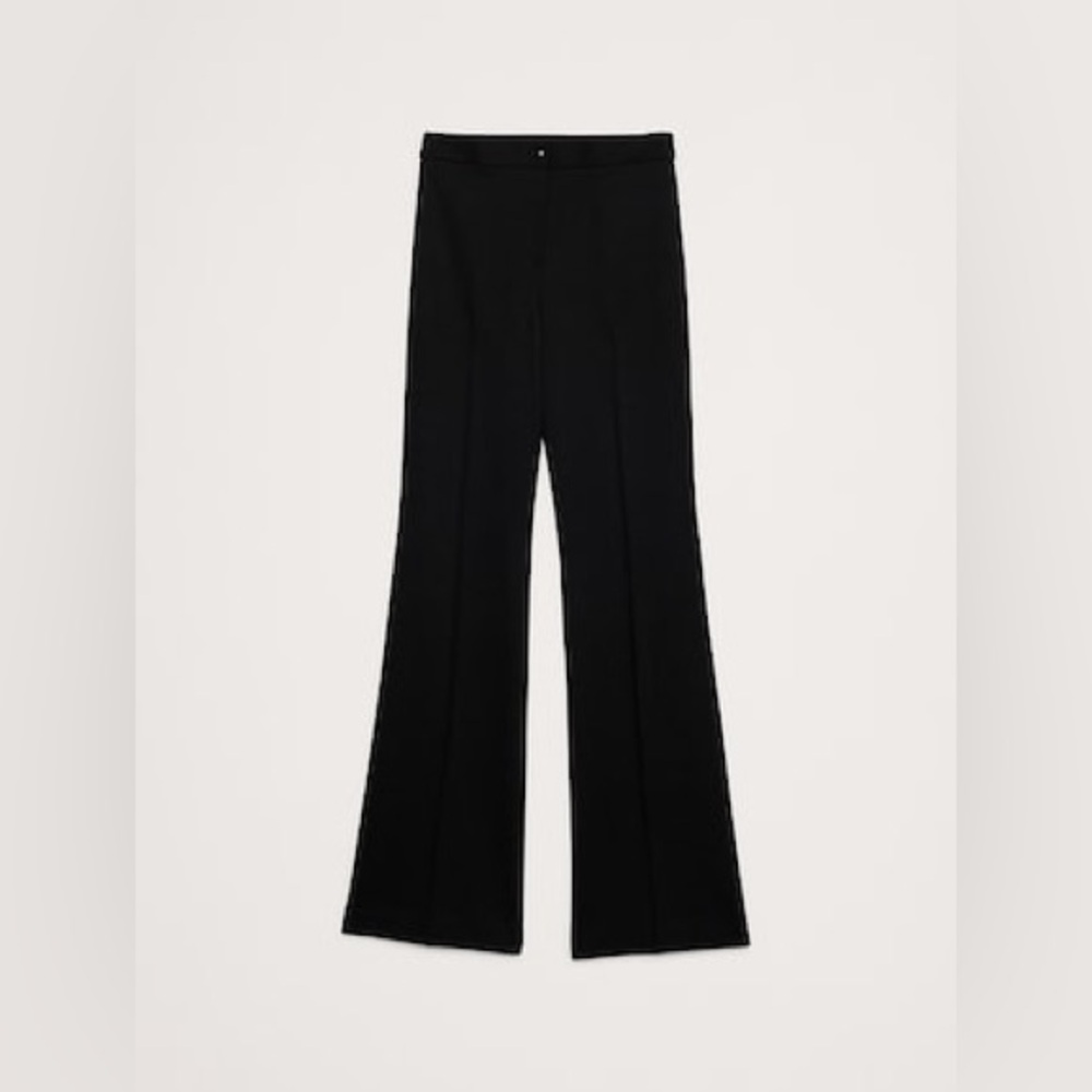 TALL Banana Republic Black Flare Pants - Picture 3 of 8